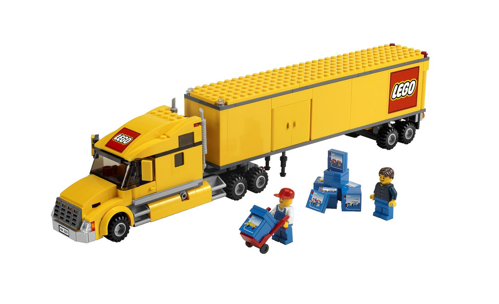 LEGO City 3221 Yellow Delivery Truck