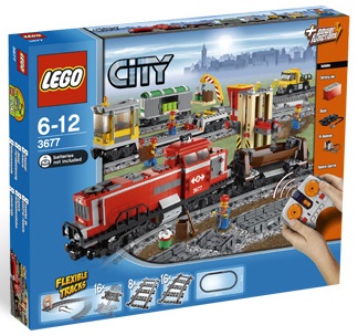 LEGO City 3677 Red Cargo Train - Toys N Bricks