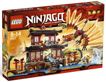 LEGO NinjaGo 2507 Fire Temple - Toys N Bricks