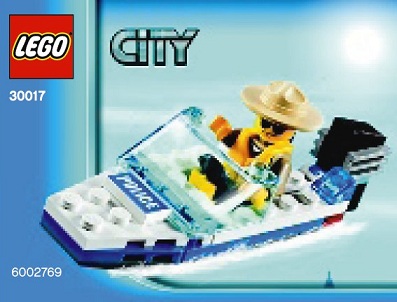 LEGO City 30017 Police Boat - Toysnbricks
