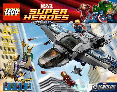 LEGO Superheroes 6869 Quinjet Aeriel Battle - Toysnbricks
