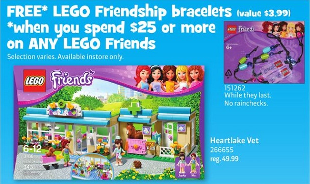 ToysRUs Canada LEGO Friends Promotion February 2012