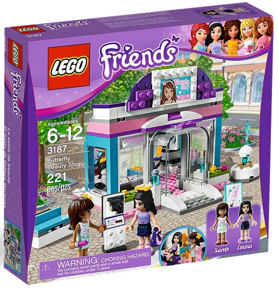 LEGO Friends 3187 Butterfly Beauty Shop - Toysnbricks