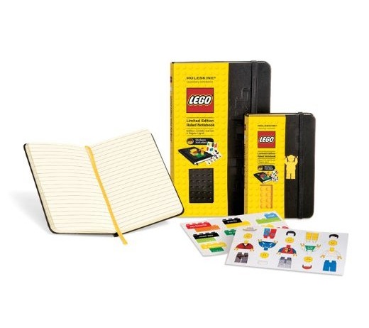 LEGO Moleskine Notebook (Black) - Toysnbricks