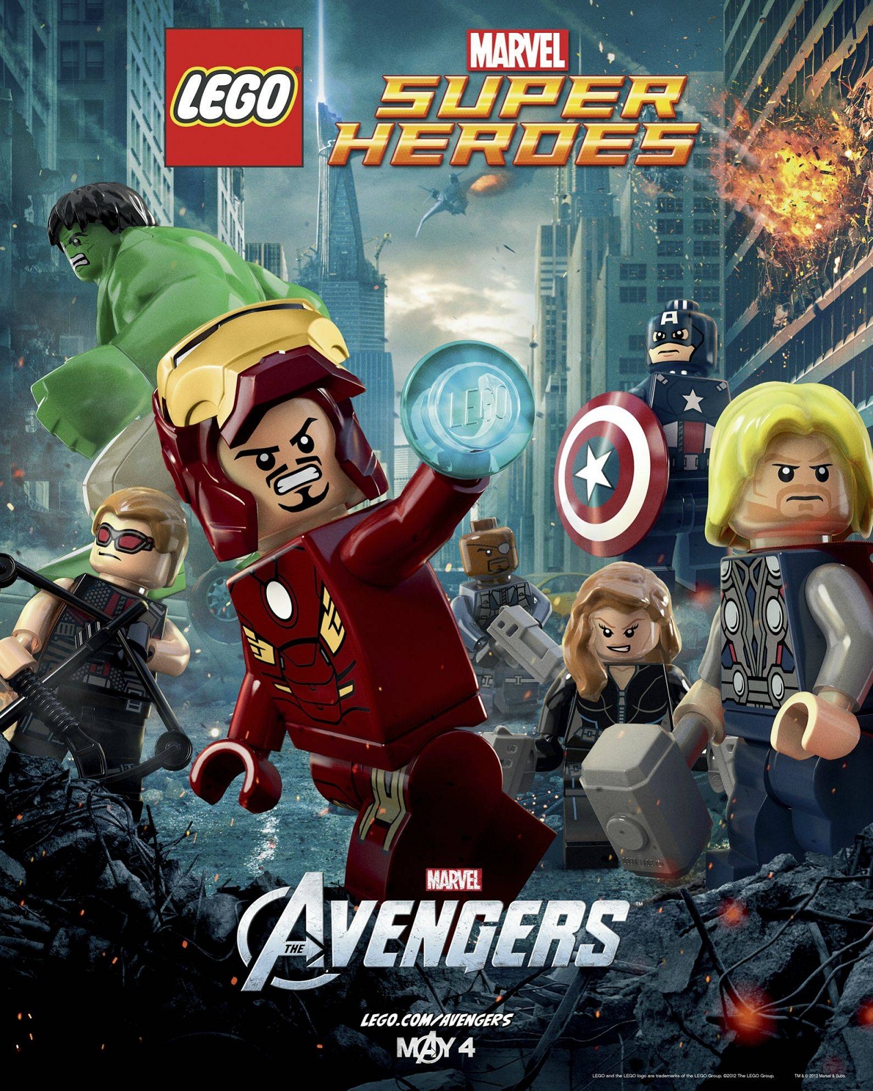 LEGO Avengers Poster - Toysnbricks