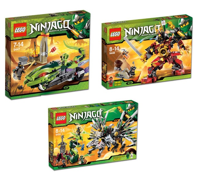 LEGO Ninjago 2012 Summer Sets (9447 9448 9450) - Toysnbricks