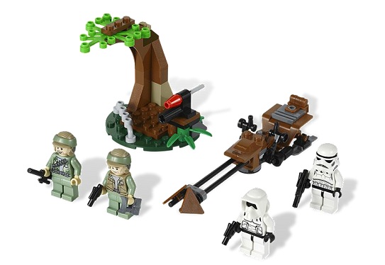 LEGO Star Wars 9489 Endor Rebel Trooper & Imperial Trooper Battle Pack - Toysnbricks