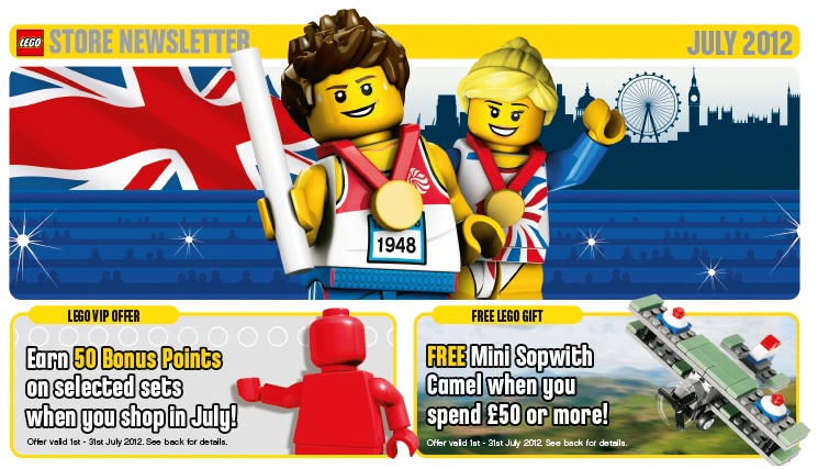 LEGO Store Newsletter July 2012 (UK) - Toysnbricks