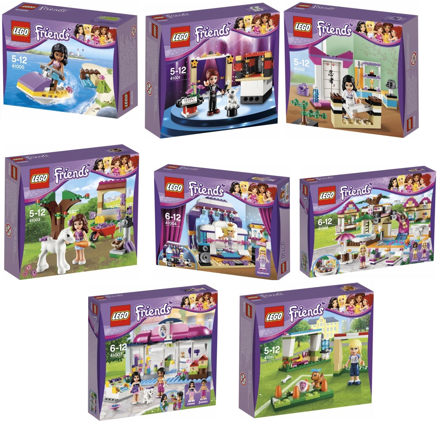 Lego Friends 2013 Sets 41000 41001 41002 41003 41004 41007 41008 41011 Toys N Bricks