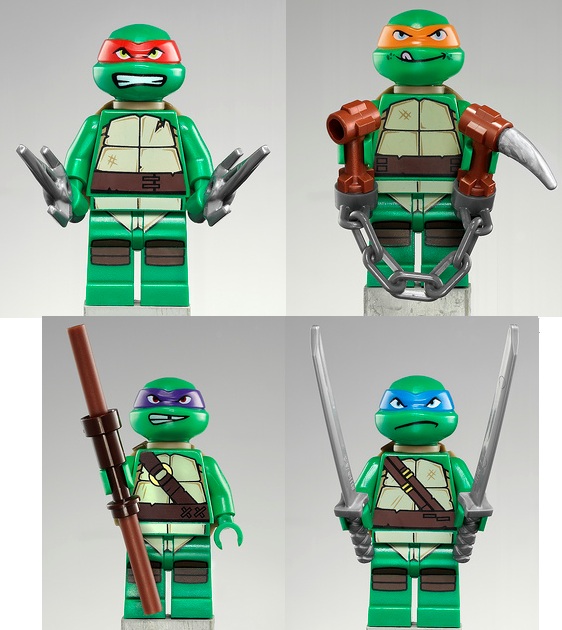 teenage mutant ninja turtles lego