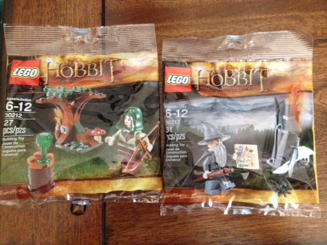 LEGO 30212 Mirkwood Elf and 30213 Gandalf Polybags