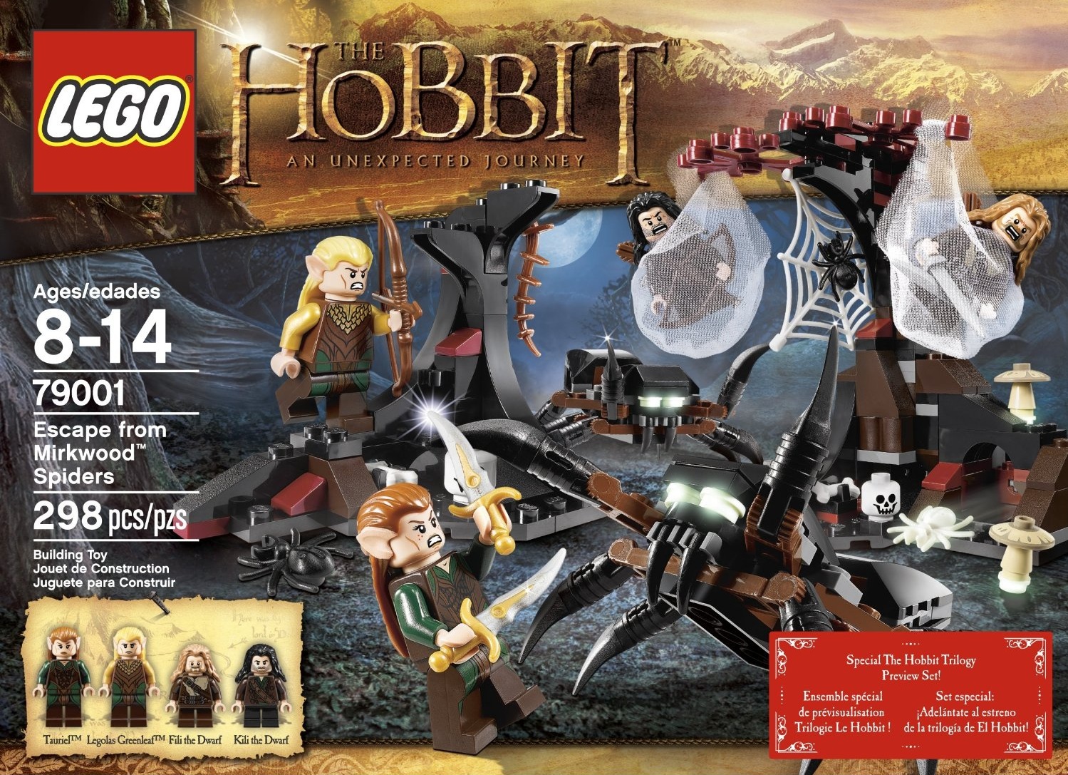 LEGO The Hobbit Escape from Mirkwood Spiders 79001 - Toysnbricks