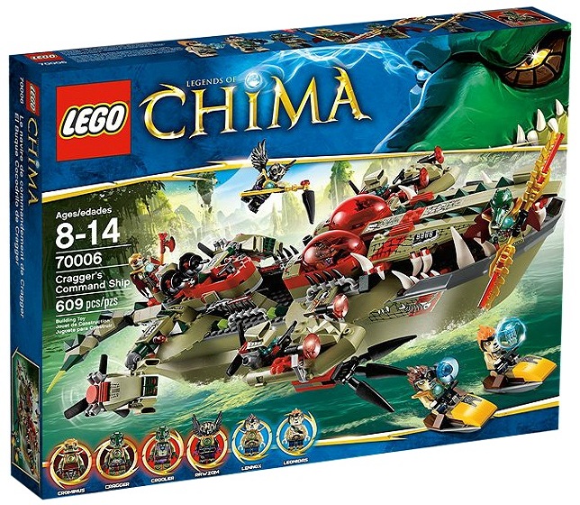 LEGO Legends of Chima Cragger’s Command Ship 70006 - Toysnbricks