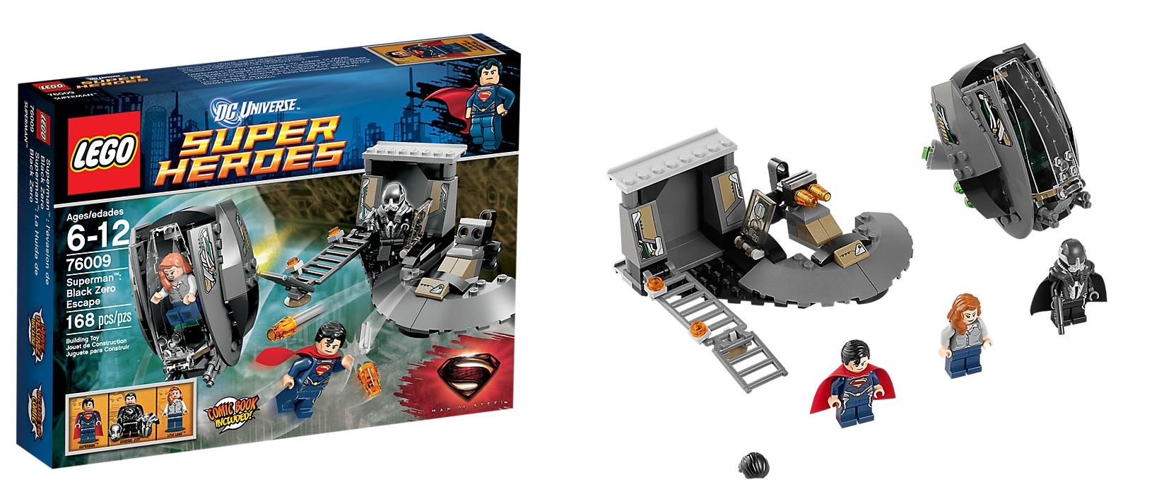 LEGO 76009 Superman Black Zero Escape DC Superheroes