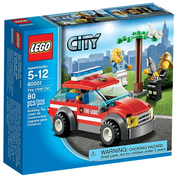 LEGO 60001 City Fire Chief Car - Toysnbricks