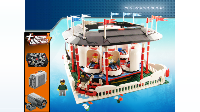 [MOC] Twist and Whirl Ride