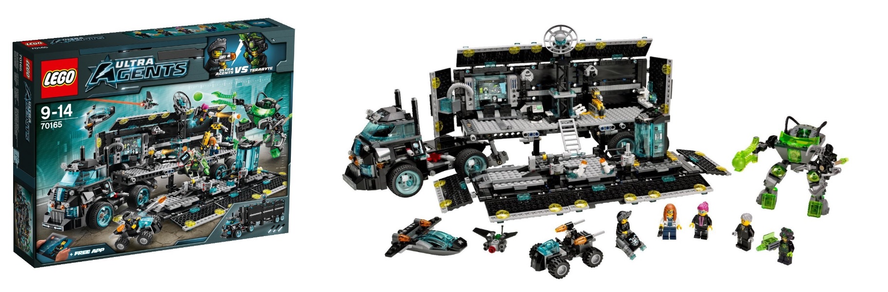 70165 LEGO Agents Ultra Agents Mission HQ - Toysnbricks