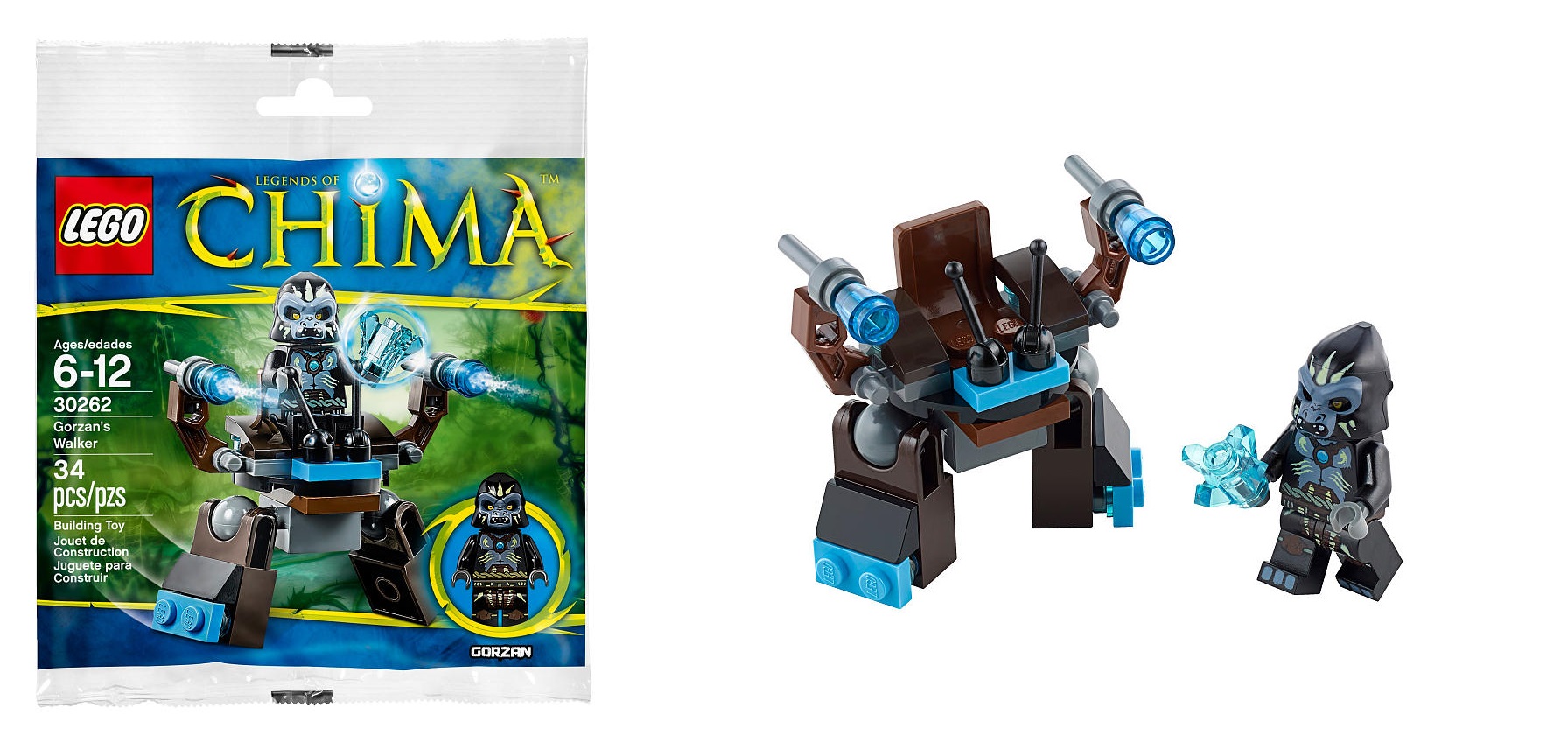30262 LEGO Legends of Chima Gorzan’s Walker Polybag - Toysnbricks