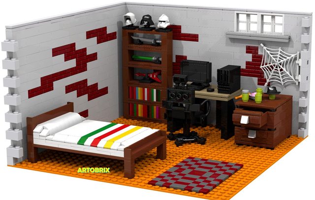 LEGO Creation MOC Basement Hideout by Artobrix