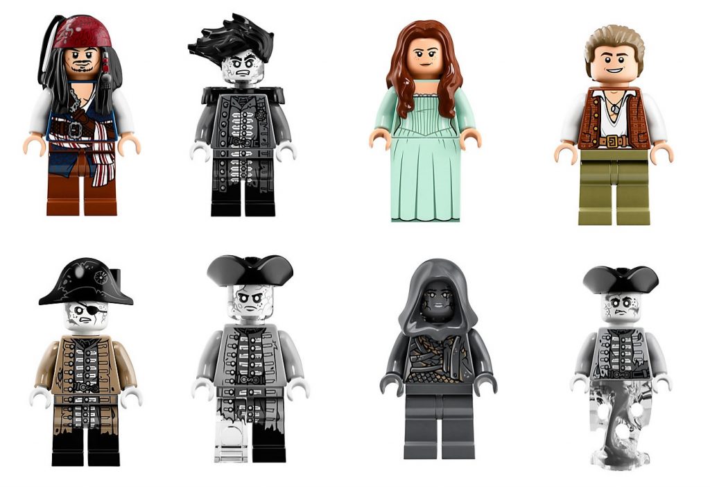 lego pirates of the caribbean custom characters