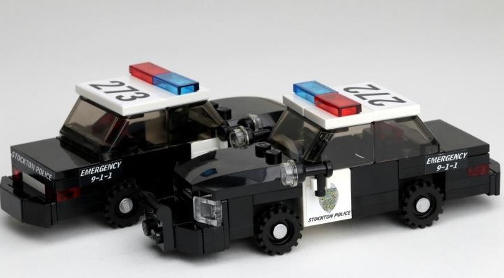 Stockton Police Dept LEGO Creation by Brick Police