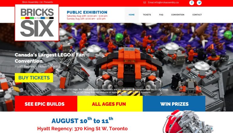 BrickAssembly Bricks in the Six Toronto Canada LEGO Convention
