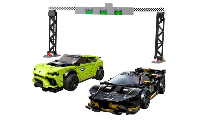 LEGO Speed Champions 76899 Lamborghini Urus ST-X & Lamborghini Huracan Super Trofeo EVO