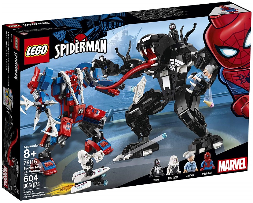 LEGO Spiderman Stark Jet and the Drone Attack Set 76130 - US