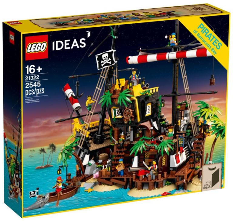 LEGO Ideas 21322 Pirates of Barracuda Bay Front Box