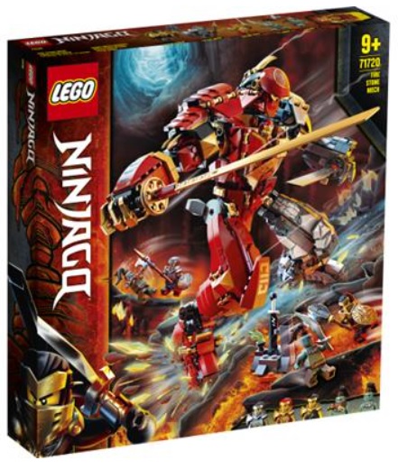 2020 Summer LEGO Ninjago 71720 Fire Stone Mech Box (Pre)