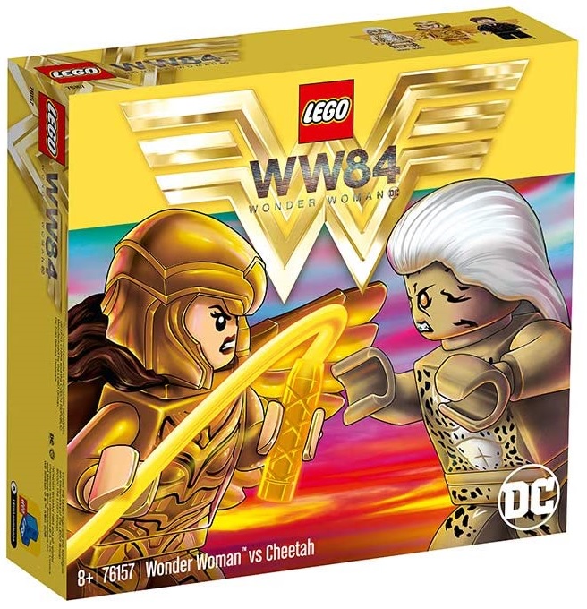 LEGO DC Comics WW84 Wonder Man vs Cheetah 76157 Box Art