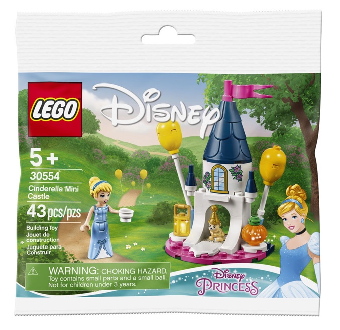 LEGO Disney Pricess 30554 Cinderella Mini Castle Polybag Packaging Set