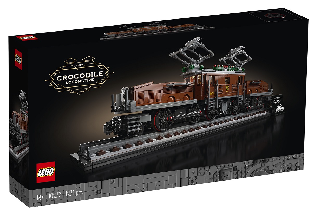 LEGO 10277 Crocodile Locomotive Top Set for Adults 18+