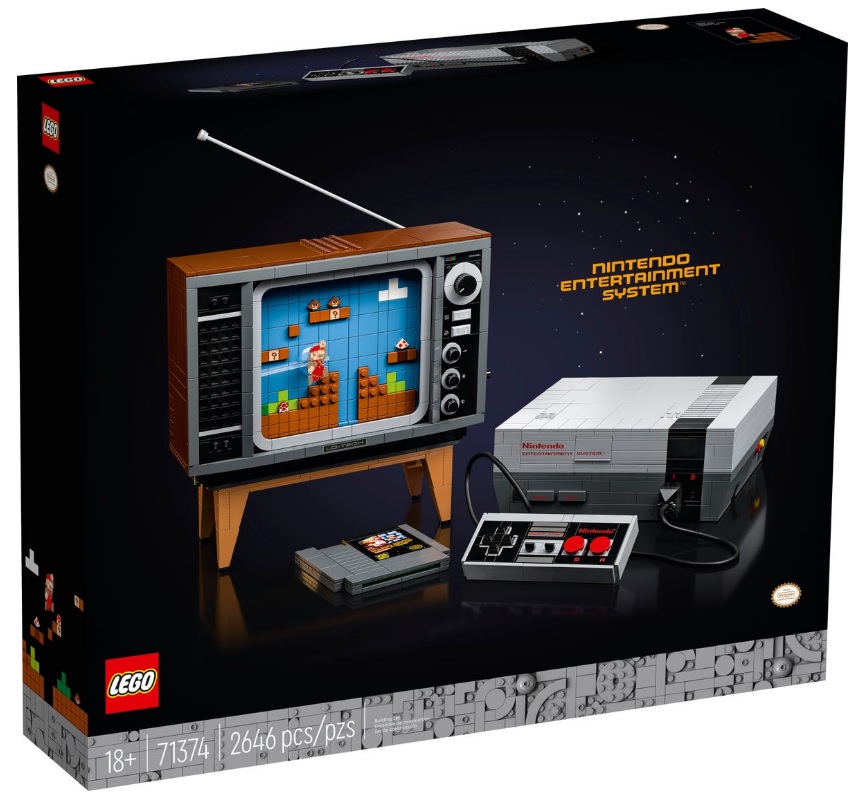 LEGO 71374 Nintendo Entertainment System Top Popular Set for Adults 18+