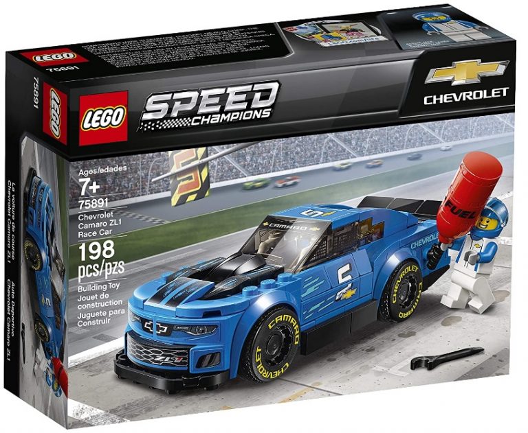 LEGO Speed Champions 75891 Chevrolet Camaro ZL1 Race Car Box