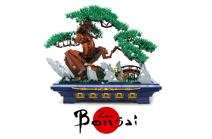 LEGO Ideas Project Creation Zen Bonsai by BrentWaller 10 000 Supporters