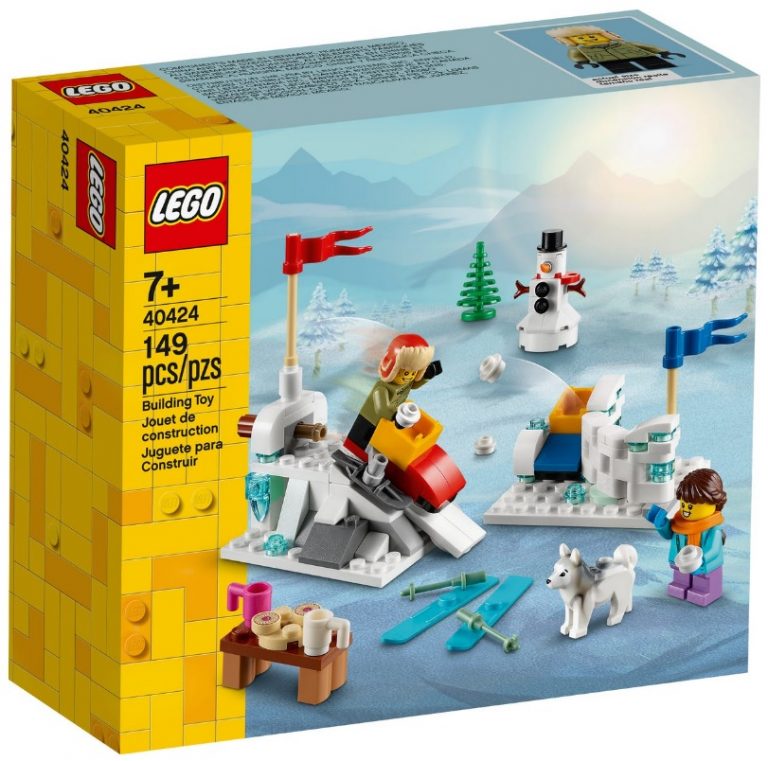 LEGO Seasonal 40424 Winter Snowball Fight Holiday Set Front Box September 2020