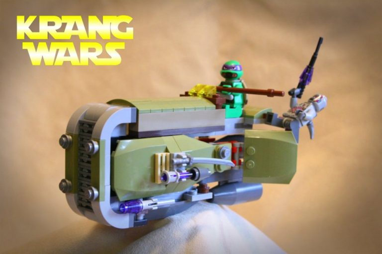 [Creation] LEGO Teenage Mutant Ninja Turtles Krang Wars 75099 Rey's Speeder Modifications SuperCollector Toysnbricks Forum Member