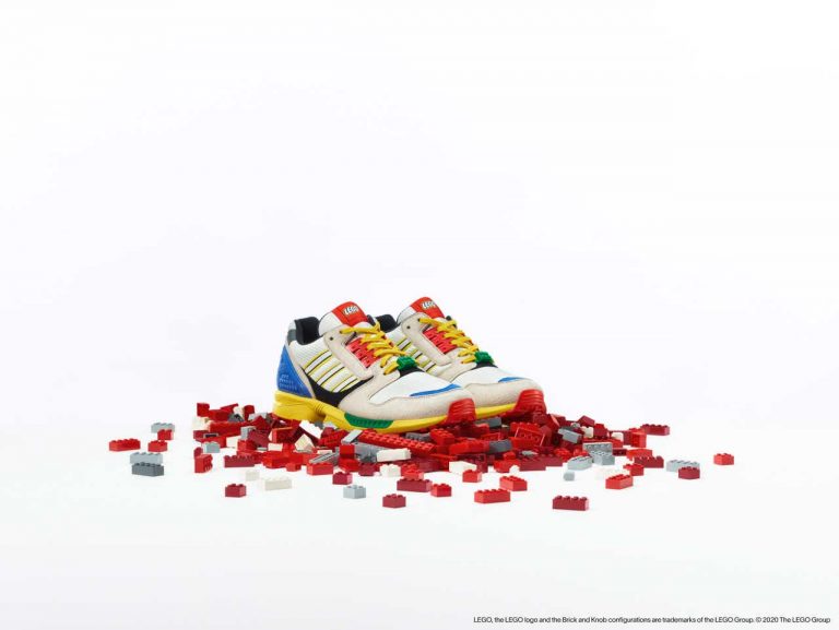 LEGO Adidas Original Sneakers ZX8000 with Bricks - September 2020