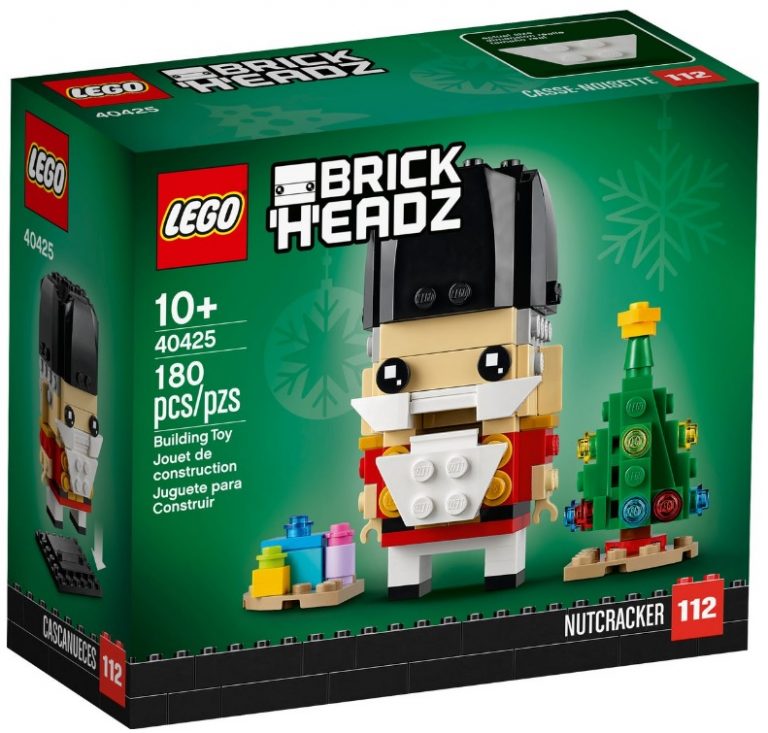 LEGO BrickHeadz 40425 Nutcracker Holiday Christmas 2020 Seasonal Set Box