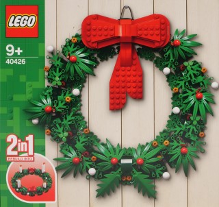 LEGO Holiday Seasonal 40426 Christmas Wreath 2 in 1 Front Cover
