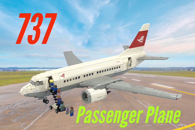 LEGO Ideas Project Creation 10 000 Supporters Boeing 737 Passenger Plane by BigPlanes-Customs