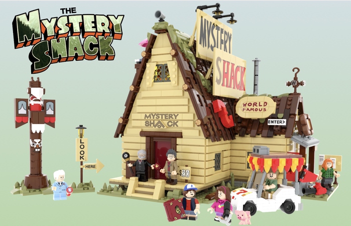LEGO Ideas Project Creation 10 000 Supporters Gravity Falls The Mystery Shack by TopLego8