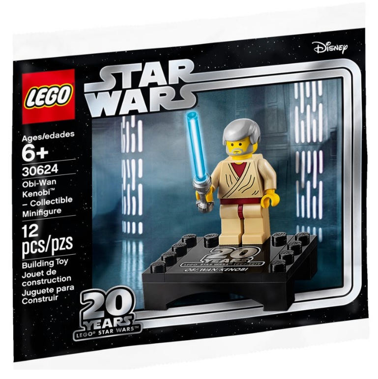 LEGO Star Wars 20 Years 30624 Obi-Wan Kenobi Collectible Minifigure Polybag Packaging 2020