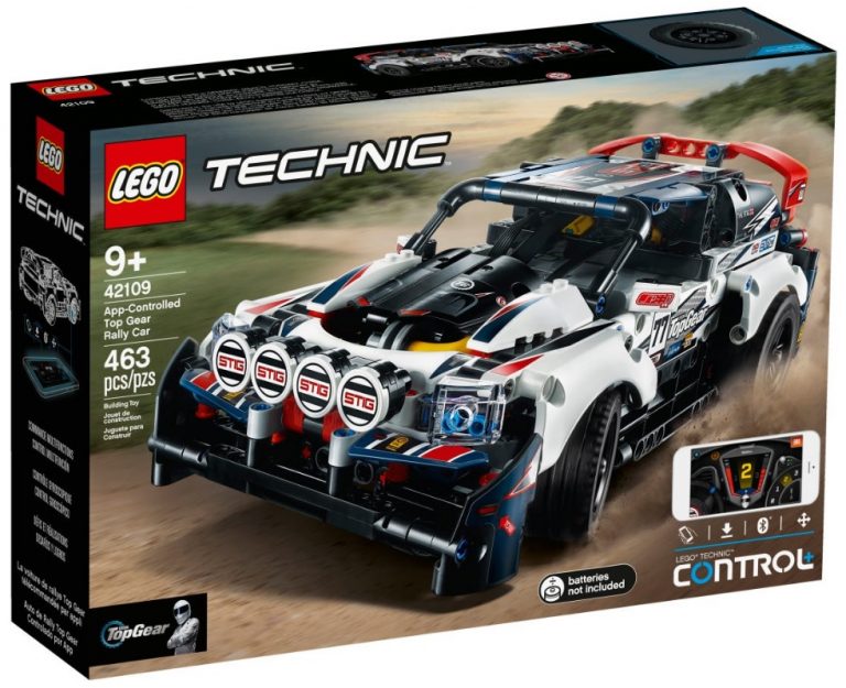 LEGO Technic 42109 App-Controlled Top Gear Rally Car Box