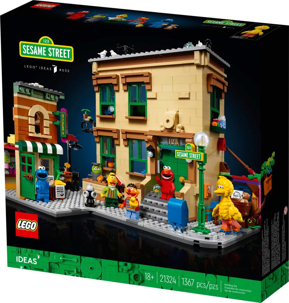 18+ LEGO Ideas 21324 Sesame Street Set Officially Revealed with Images