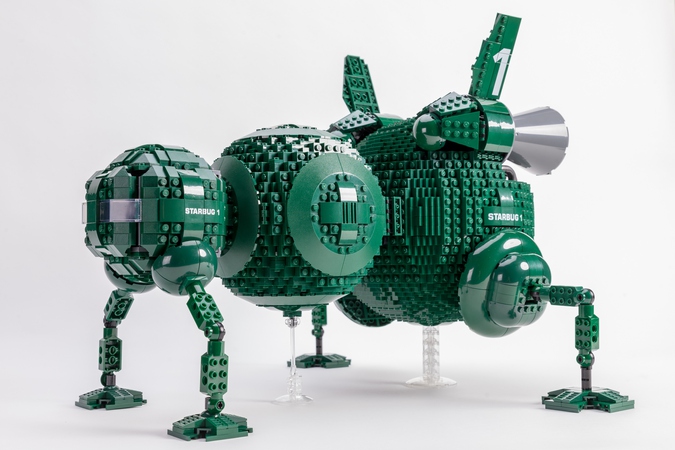 LEGO Ideas Project Creation Red Dwarf Starbug LEGO Idea by Bobs Vintage Bricks 10 000 Supporters