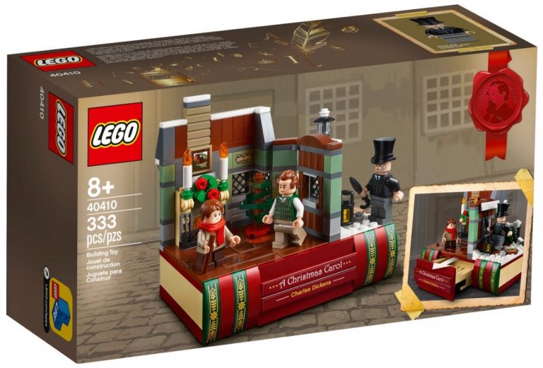 2020 LEGO 40410 Charles Dickens Tribute A Christmas Carol Holiday VIP Set Front Box