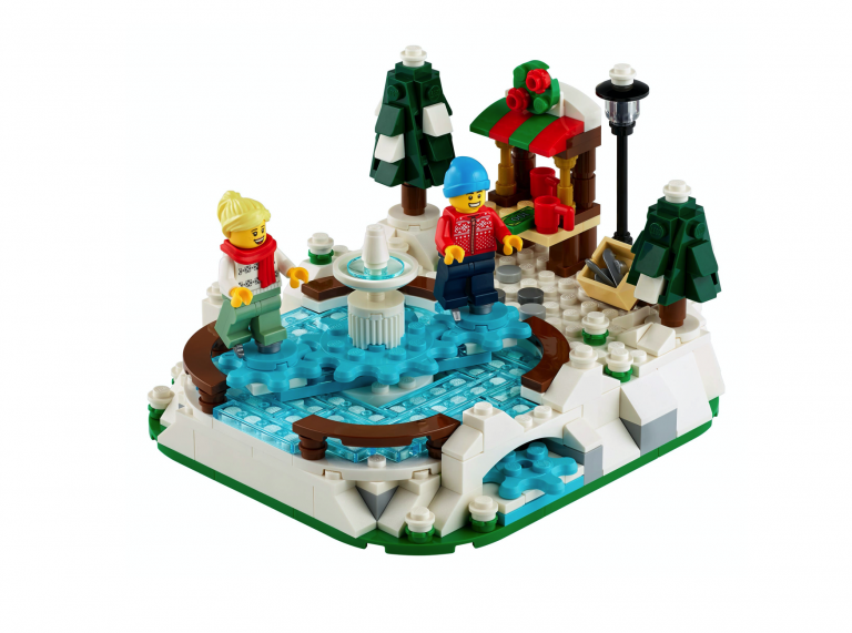 LEGO 40416 Ice Skating Rink December 2020 Holiday Gift Set LEGO Shop at Home
