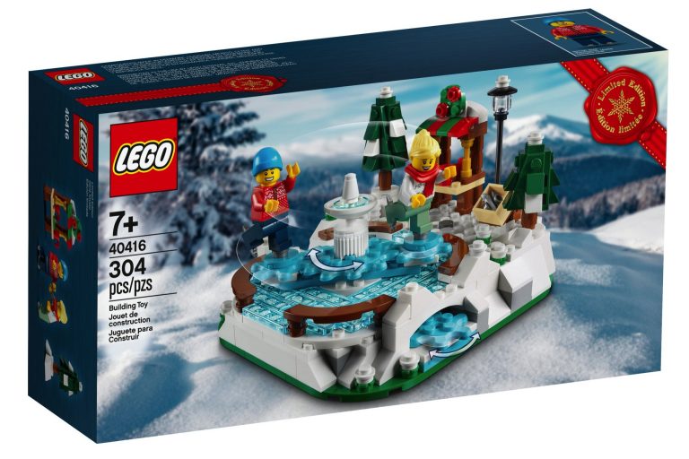 LEGO 40416 Ice Skating Rink December 2020 Holiday Limited Edition Promo Gift Set Box